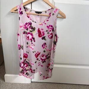 Express brand- Floral Sleeveless Top - Pink and Purple